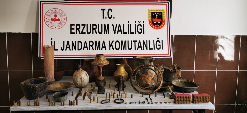 Erzurum’da tarihi eser kaçakçılık operasyonu