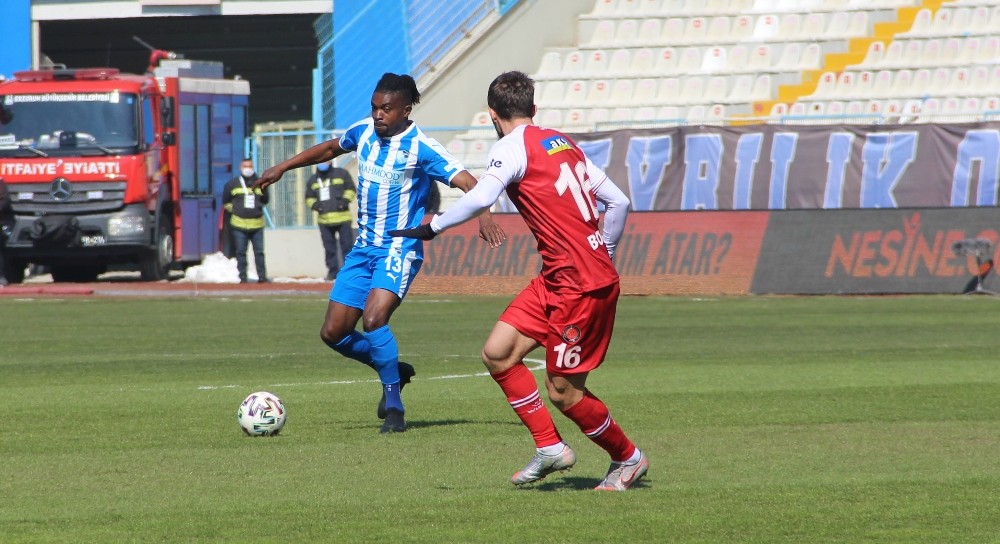 Süper Lig: BB Erzurumspor: 1 – Fatih Karagümrük: 1 (İlk yarı)