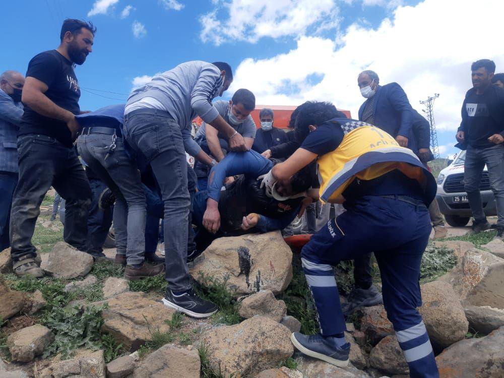 Erzurum’da feci kaza! Kendi aracının altında kalarak öldü