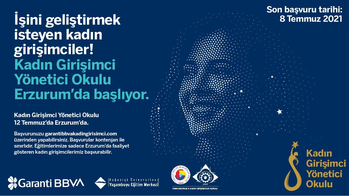Erzurum’daki kadın girişimcilere yönetici eğitimi