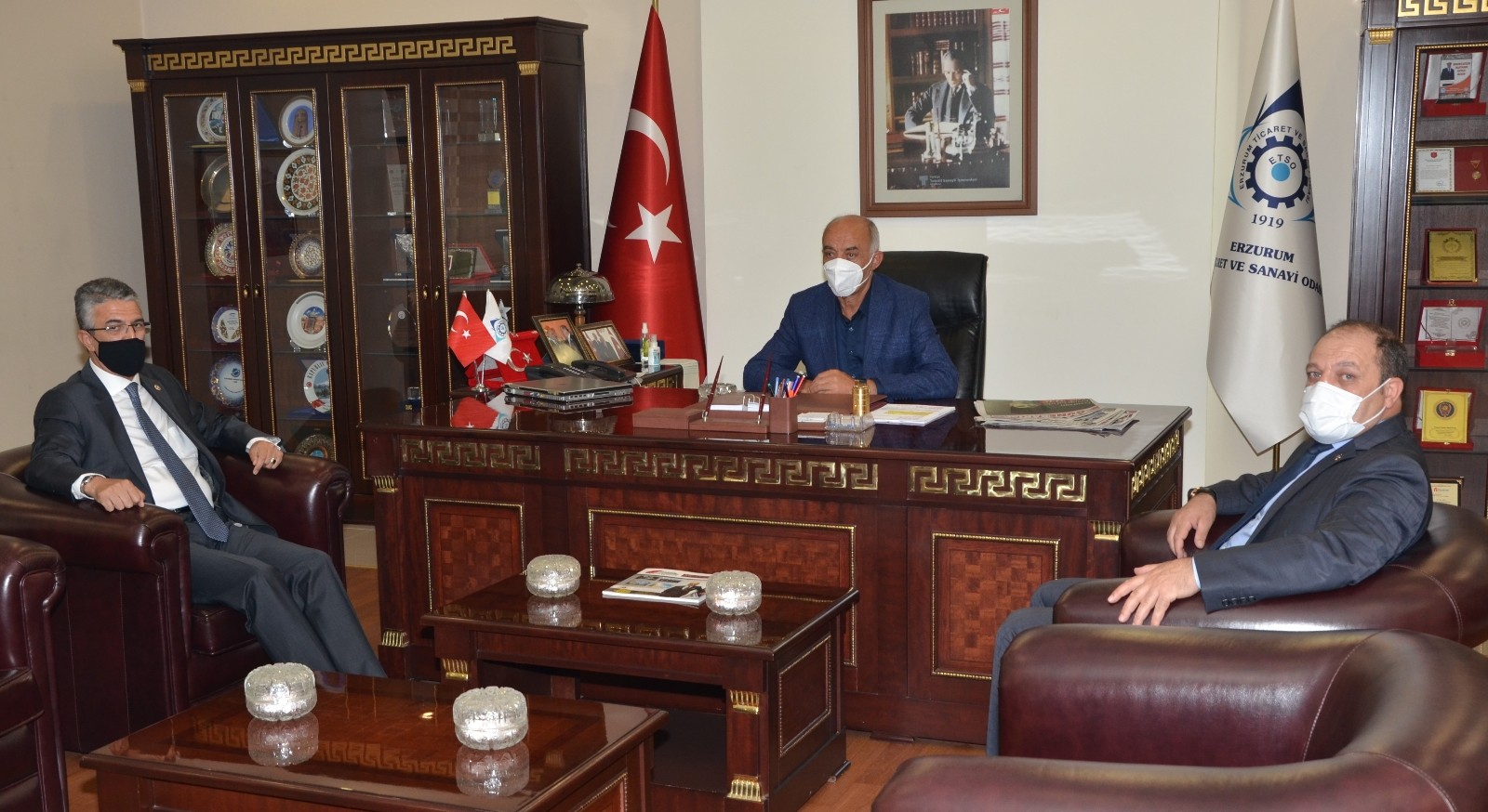 MHP Genel Başkan Yardımcısı Aydın’dan ETSO’ya ziyaret