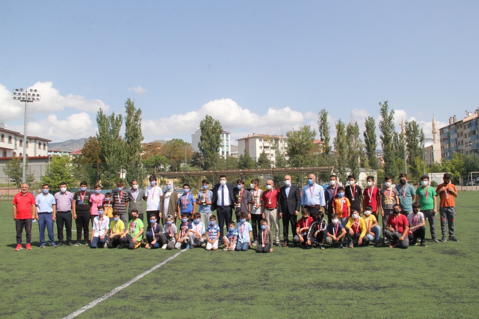 Kur’an kursu öğrencilerini futbol turnuvası sona erdi