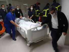 Erzurum Şehir Hastanesinde gerçeğini aratmayan deprem tatbikatı